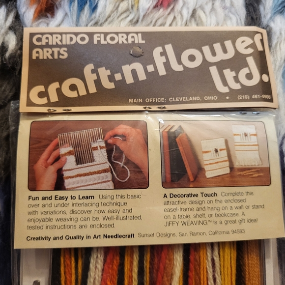 Vintage jiffy weaving kit by sunset designs - Picture 3 of 3